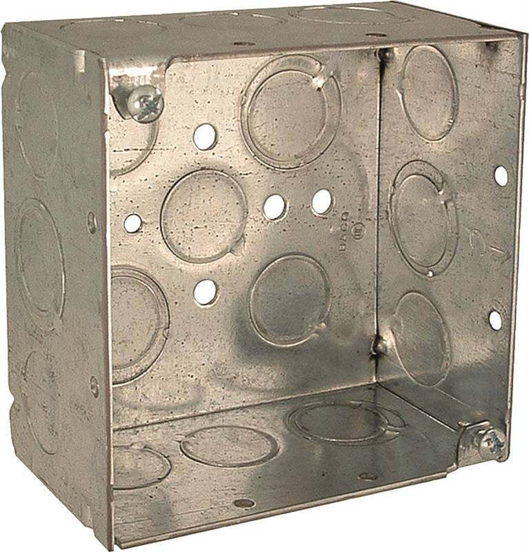 Box Outlet Stl 4x2in Sq Welded