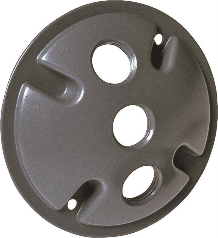 Gray Round Lamphlder Cover