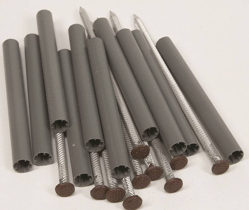 Spike&ferrule 5in Brown Alum