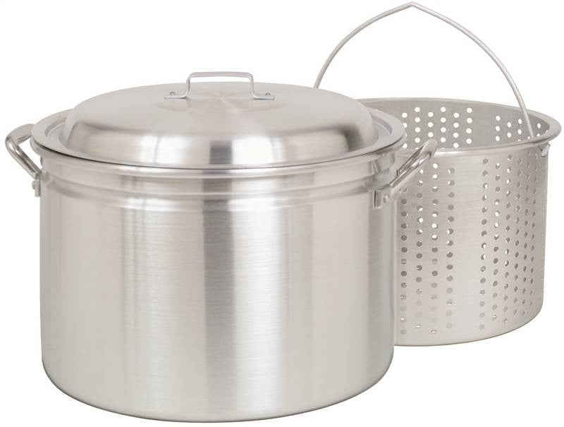 Stock Pot Fry-stmr W-lid 24 Qt