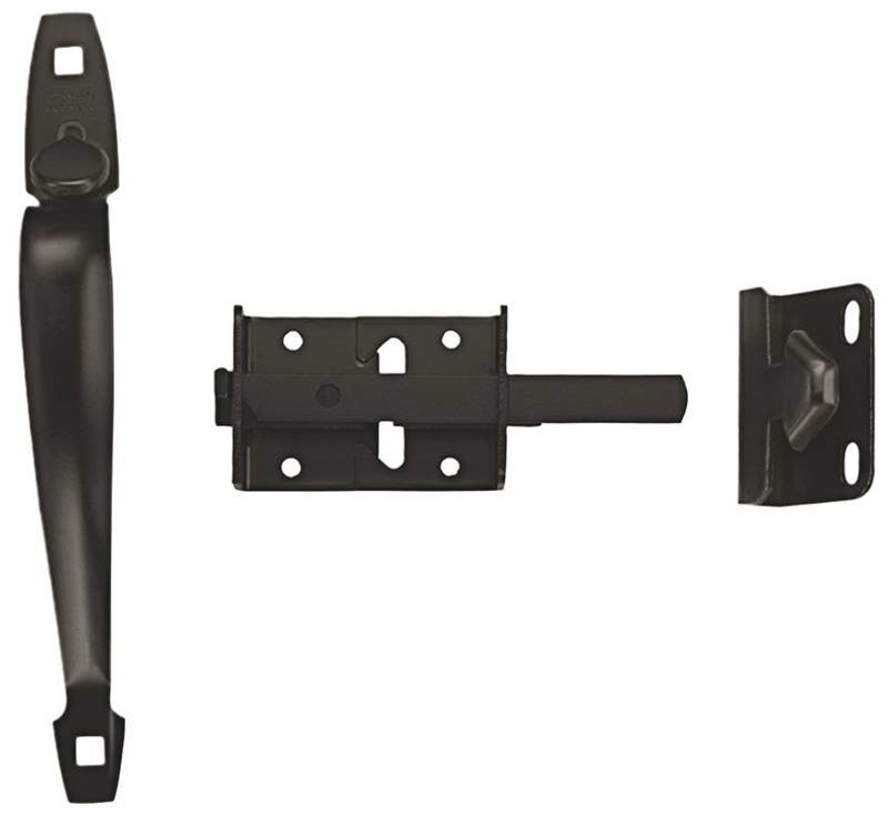 Latch Thumb Ornmntl Stl Blk