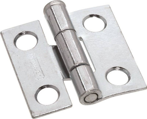 Hinge Utility Steel 1in Zinc