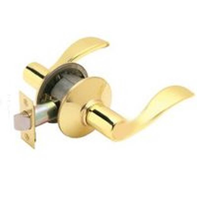 Accent Passage Lever Brt Brass