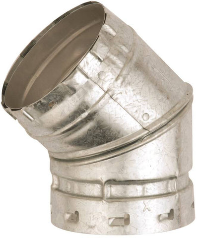 Elbow Gas Vent 45 Dgr 2wal 4in