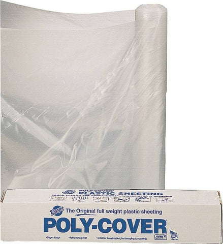 Poly Film 24x100ft 4mil Clear
