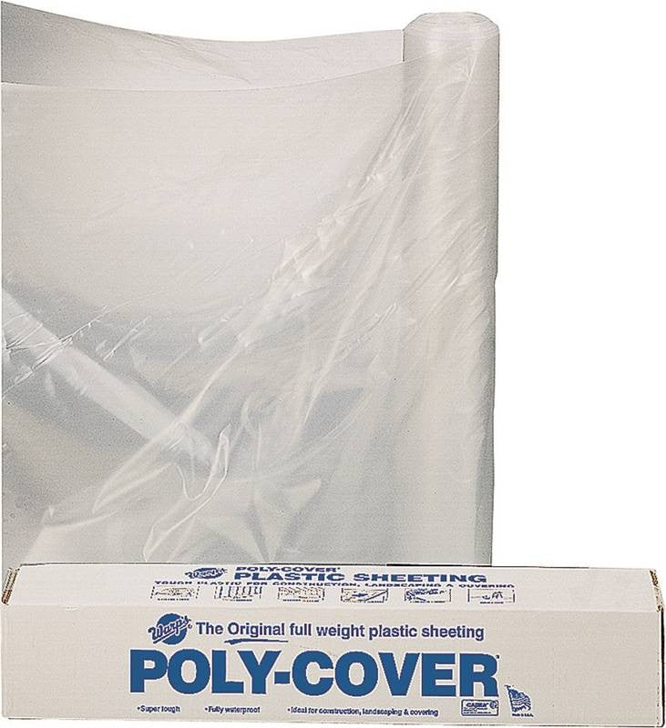 Poly Film 6x100ft 4mil Clear