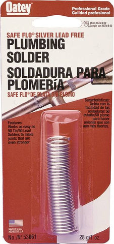 Solder 1oz Silver Safe Flo