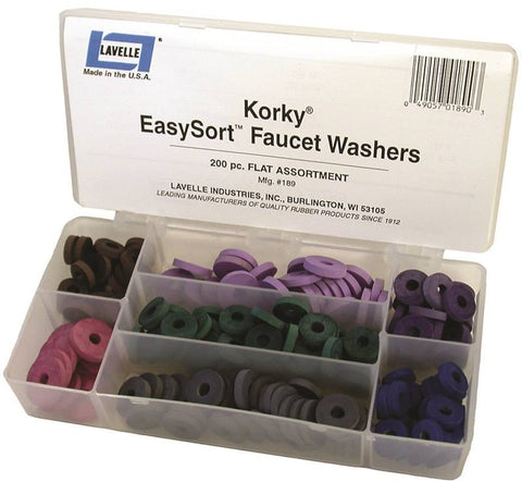 Faucet Washer Flat Kit 200pc