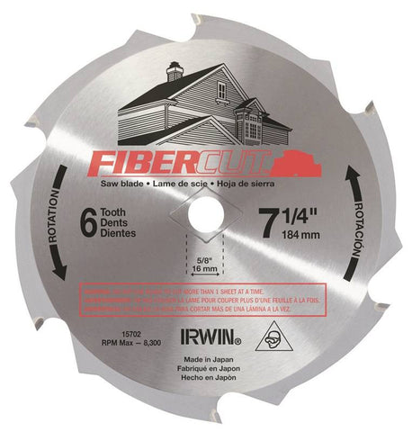 Circ Saw Blade 7-1-4 6t Fbrcut