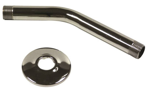 Shower Arm-flange Chrome 8in