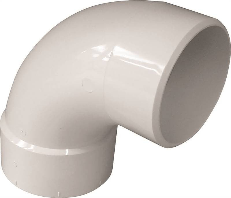 Elbow Str 90deg S&d Pvc 4in