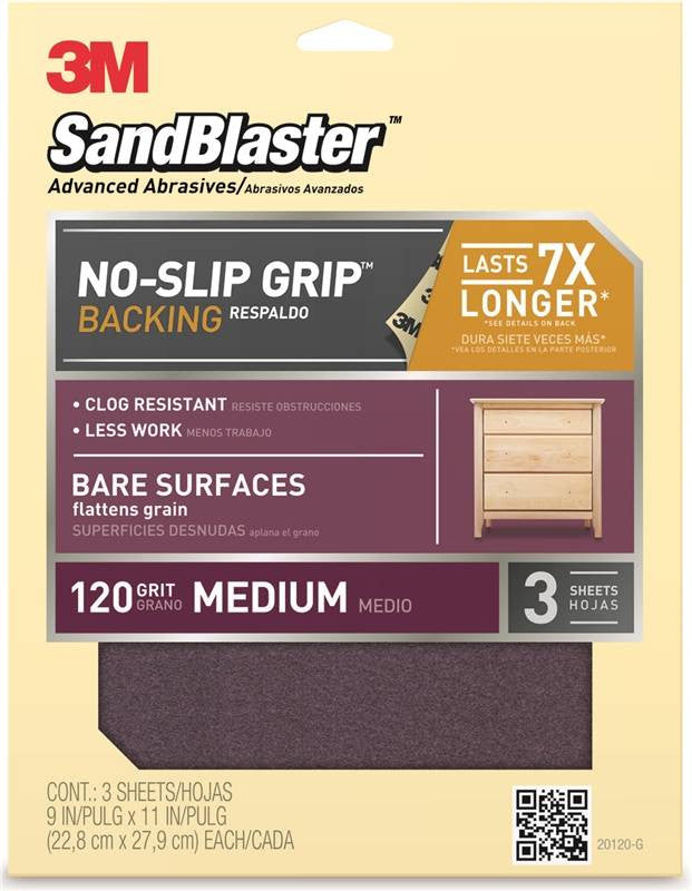 Sandpaper Pntr Med 9x11in 120