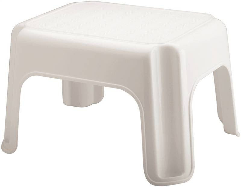 Stool Step White Utility 300lb