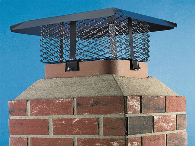 Cap Chimney Adj 3-4in Mesh