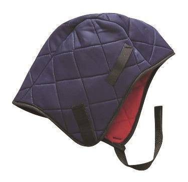 Safety Hat Liner Blue Quilted