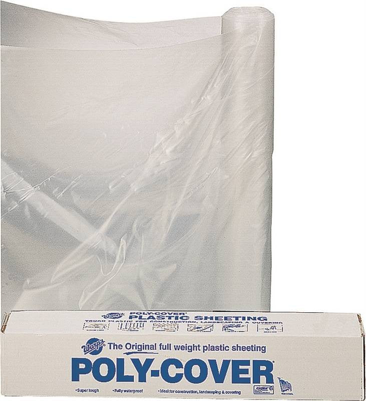 Poly Film 8x100ft 4mil Clear
