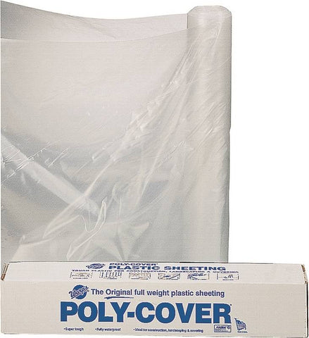 Poly Film 12x100ft 4mil Clear