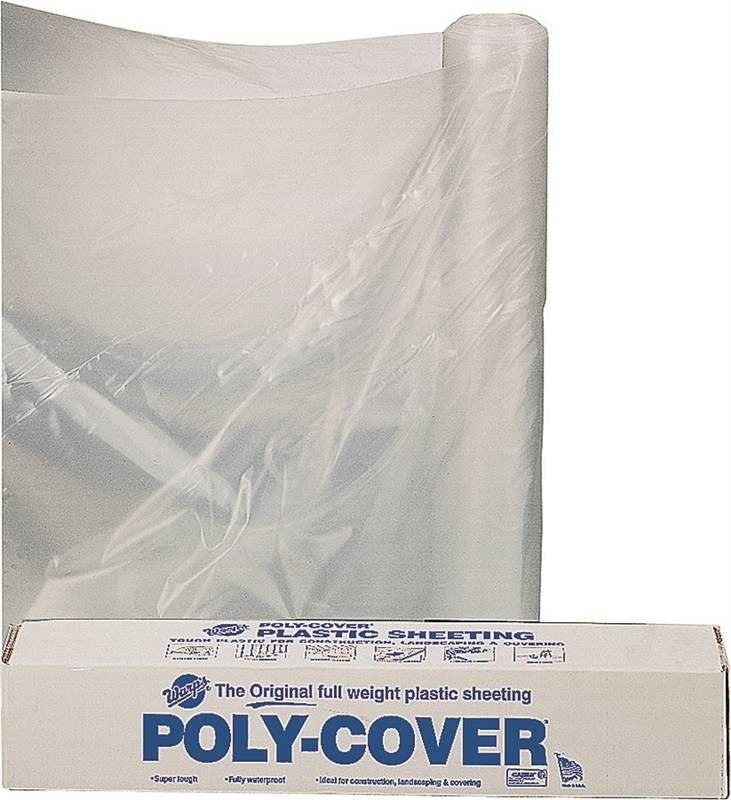 Poly Film 16x100ft 4mil Clear