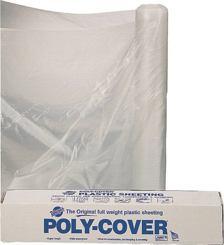 Poly Film 16x100ft 4mil Clear