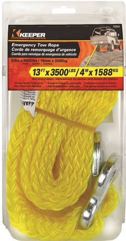 13ft Tow Rope W-hooks