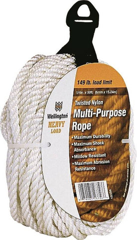 Rope Nylon Twist 1-4x50 Ft