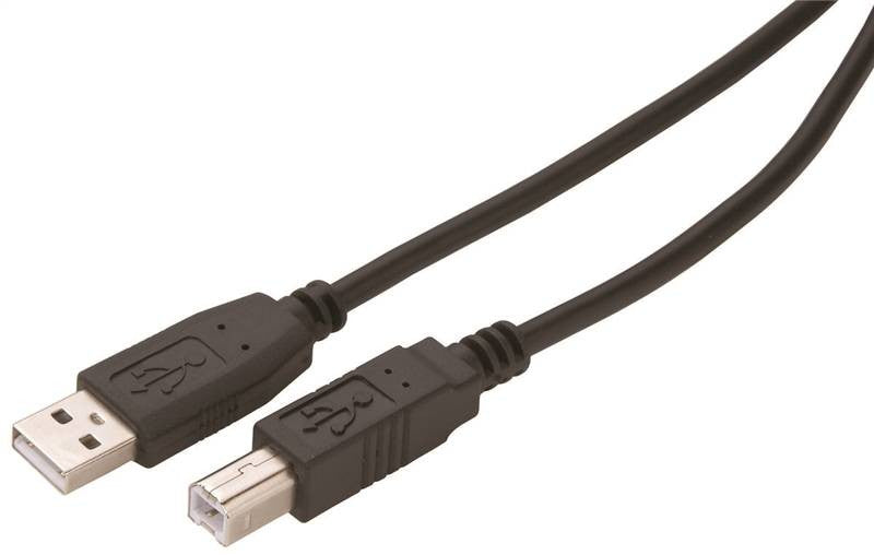 Cable Usb Retrct 2.0 10ft Blk