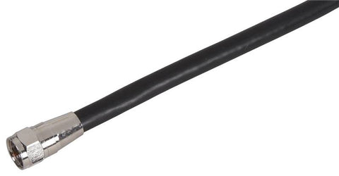 Cable Coax Rg6-f Conn 6ft Blk