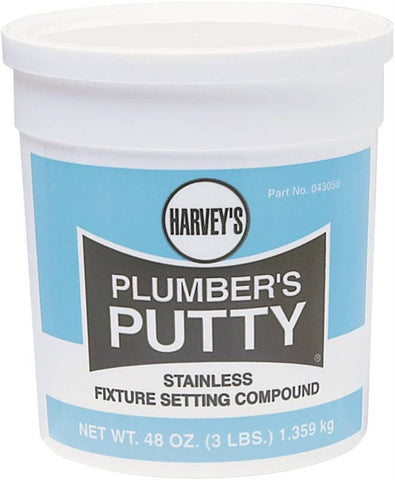 Plumbers Putty Stainless 3lb