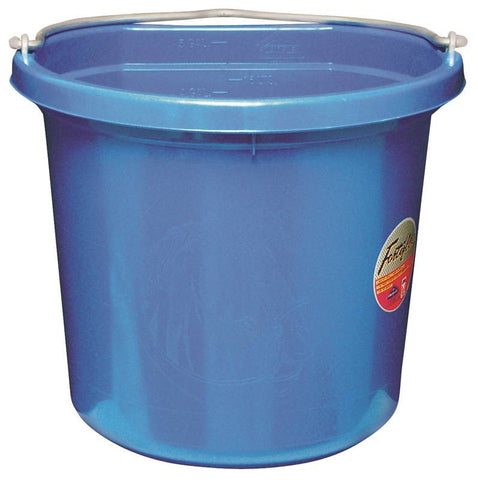 20qt Blue Flat-sided Bucket