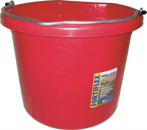 Red Flat-sided Bucket