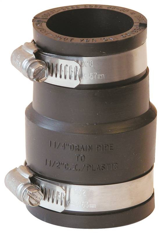 Flex Coupling Pvc 1-1-2x1-1-4