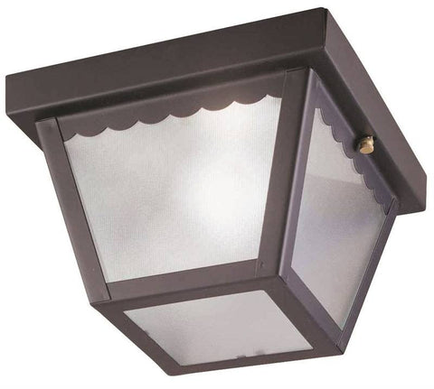 Fixture Porch Cmnt 1lt Black