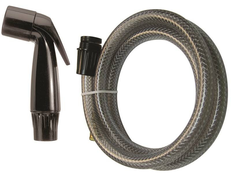 Sink Sprayer Black 48in Hose