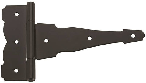 Hinge T Ornmntl Hd Stl 8in Blk