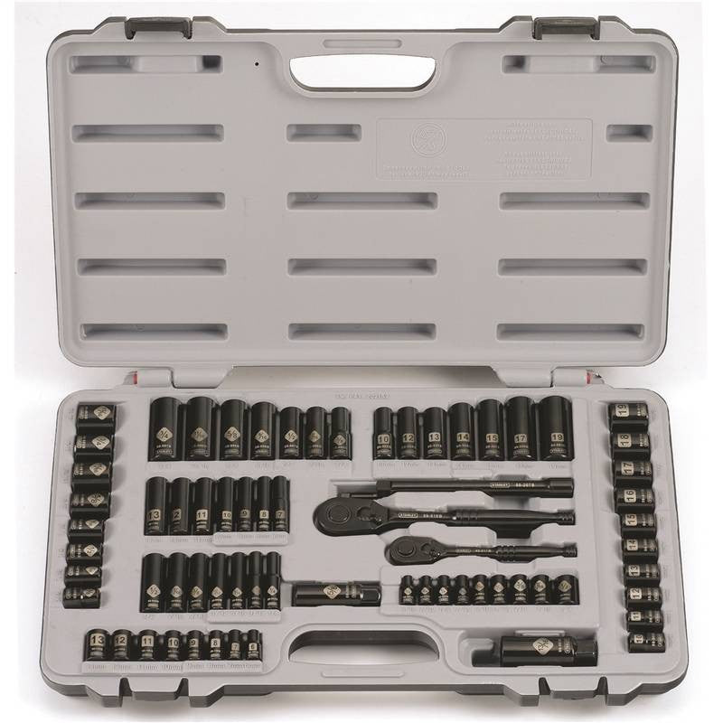 Socket Set 69pc Black Chrome