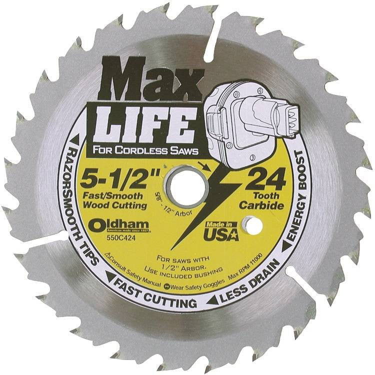 Circ Saw Blade 5-1-2-24t Carb