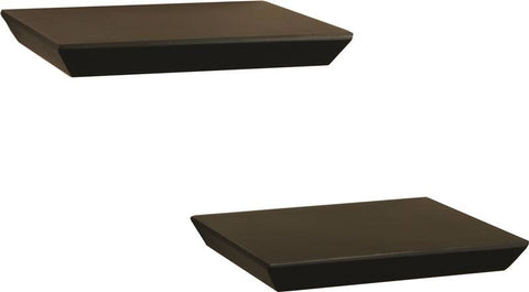 Shelf Decor Floating Pair Blk