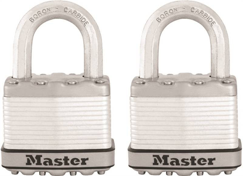 Padlock Steel 1in Vert Clr K-a