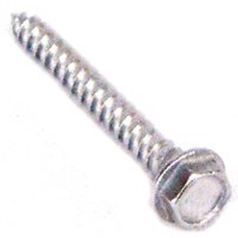 Screw Hexhead Alu 40bag 8x1in