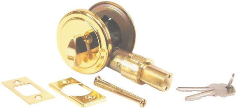 Deadbolt Key To Thumb Brass