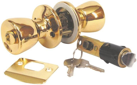 Lockset Entrance Brass