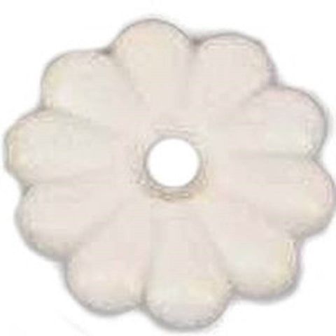 Button Rosette White 100bag