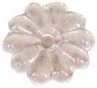 Button Rosette Clear Bg 100ct