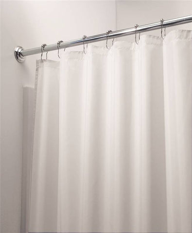 Shower Curtain-liner Wht Poly