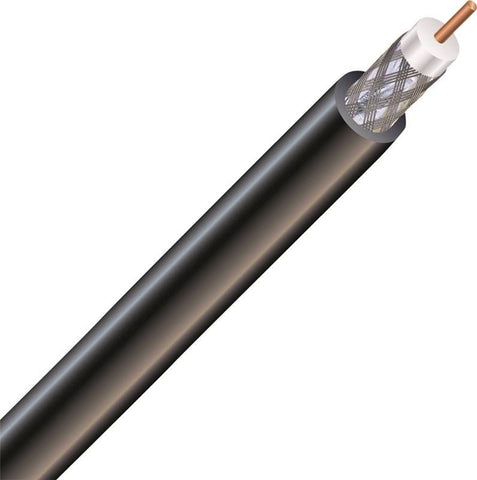Cable Coaxial Rg6-u 500ft Blk