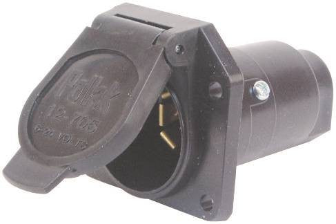 Connector Car End Plstc 7way