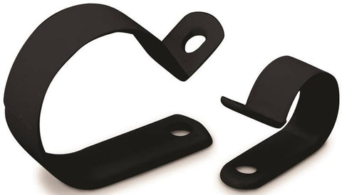 1-4in Blk Plast 1 Hole Clamp