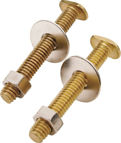 Toilet Bolt Set 5-16x2-1-4 Brs