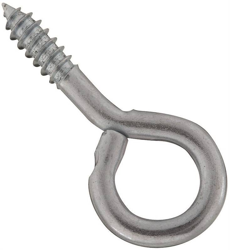 Eye Screw Stl Lg 1-3-8in Zinc