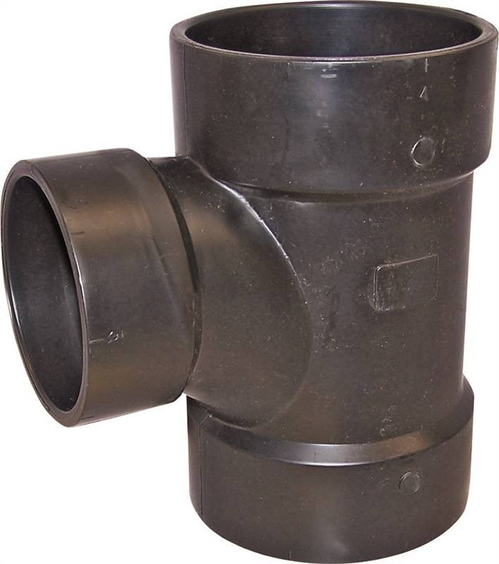 Abs Sanitary Tee 3x3x1-1-2in